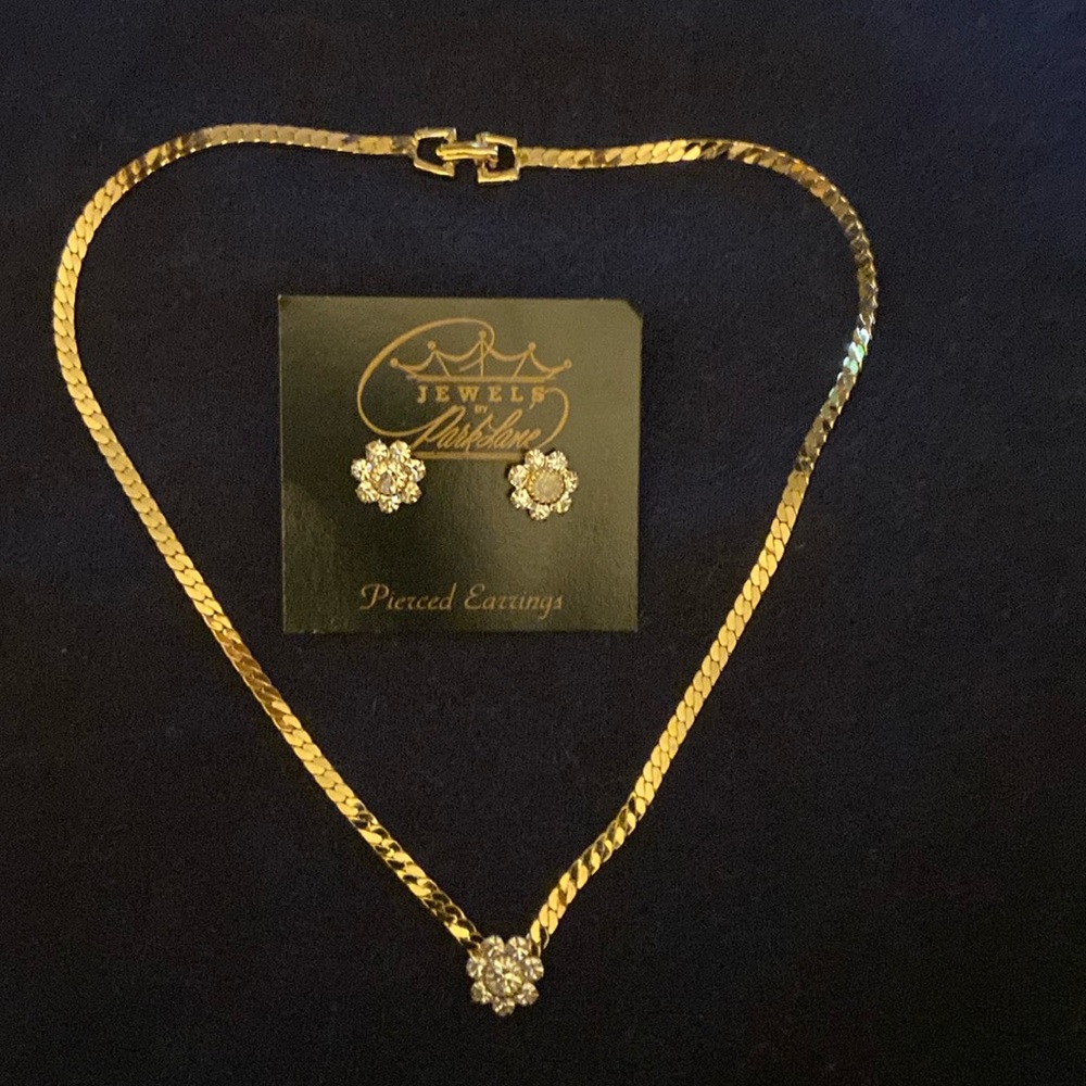 Park Lane earrings and necklace set